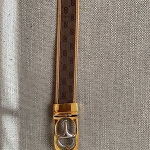 Vintage Horsebit 53136 Gucci belt 28 inches